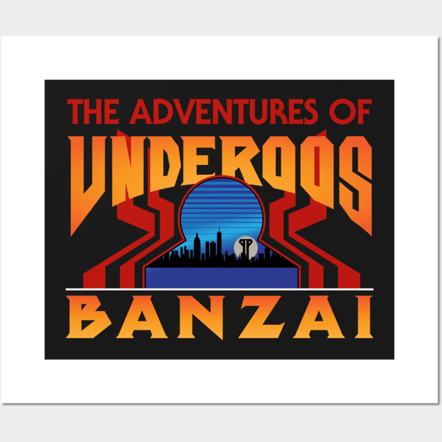 Underoos Banzai Wall Art by d4n13ldesigns